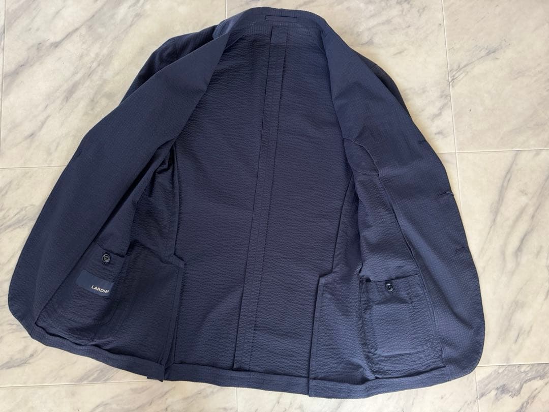 【新品未使用】LARDINI（ラルディーニ）シアサッカーシングル ジャケット