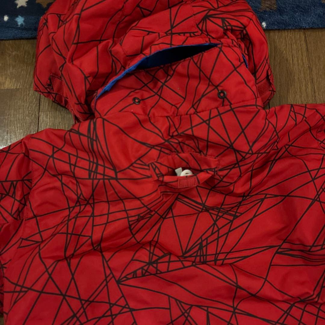 スパイダーマン　スキーウエア　スノーボードウエア　マーベル　120