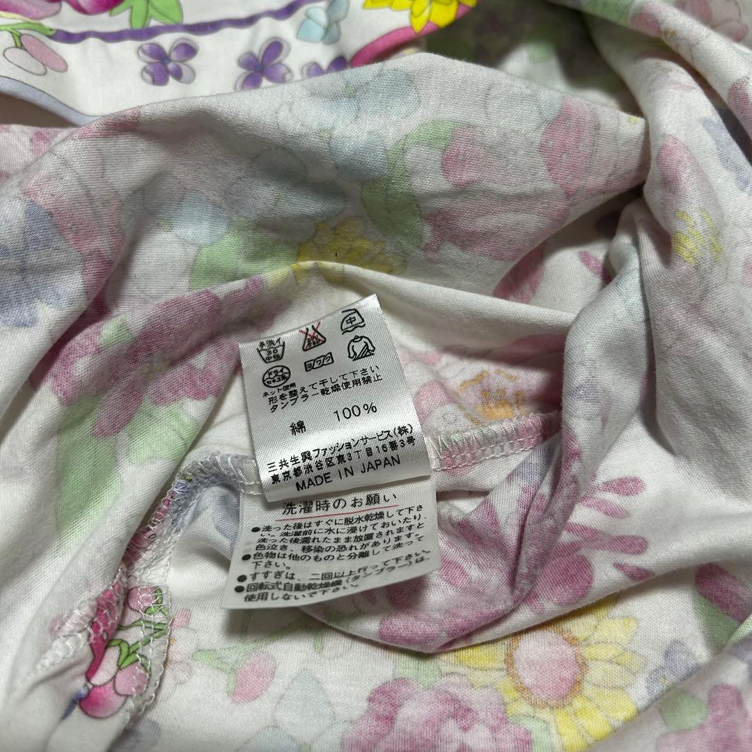 【極美品】レオナール スポーツ　花柄 カットソー　42 XL 大きいサイズ