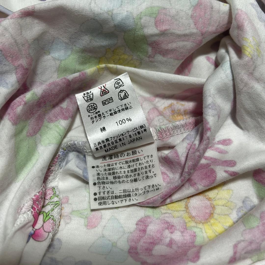 【極美品】レオナール スポーツ　花柄 カットソー　42 XL 大きいサイズ