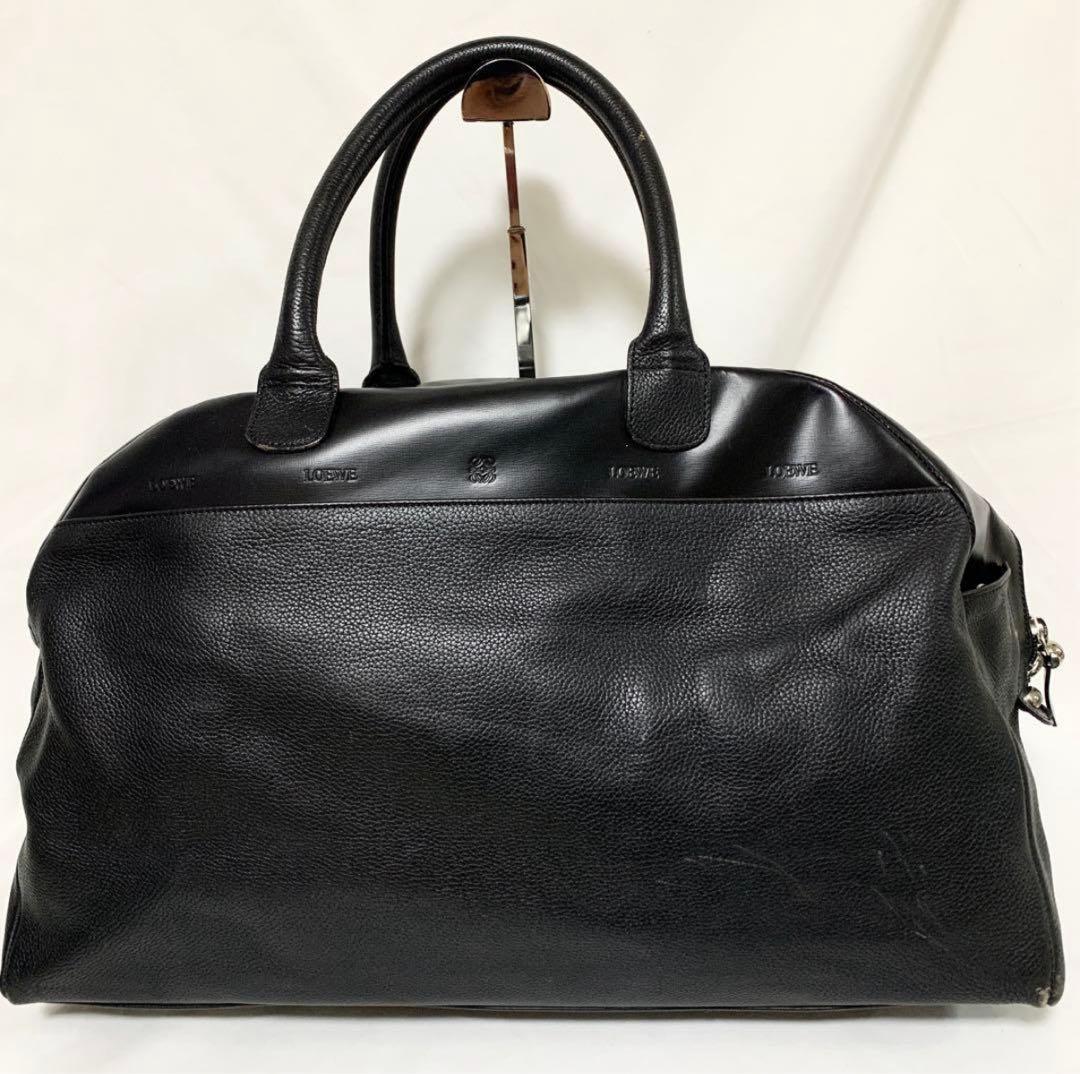 LOEWE ロエベ オールレザー ボストンバッグ