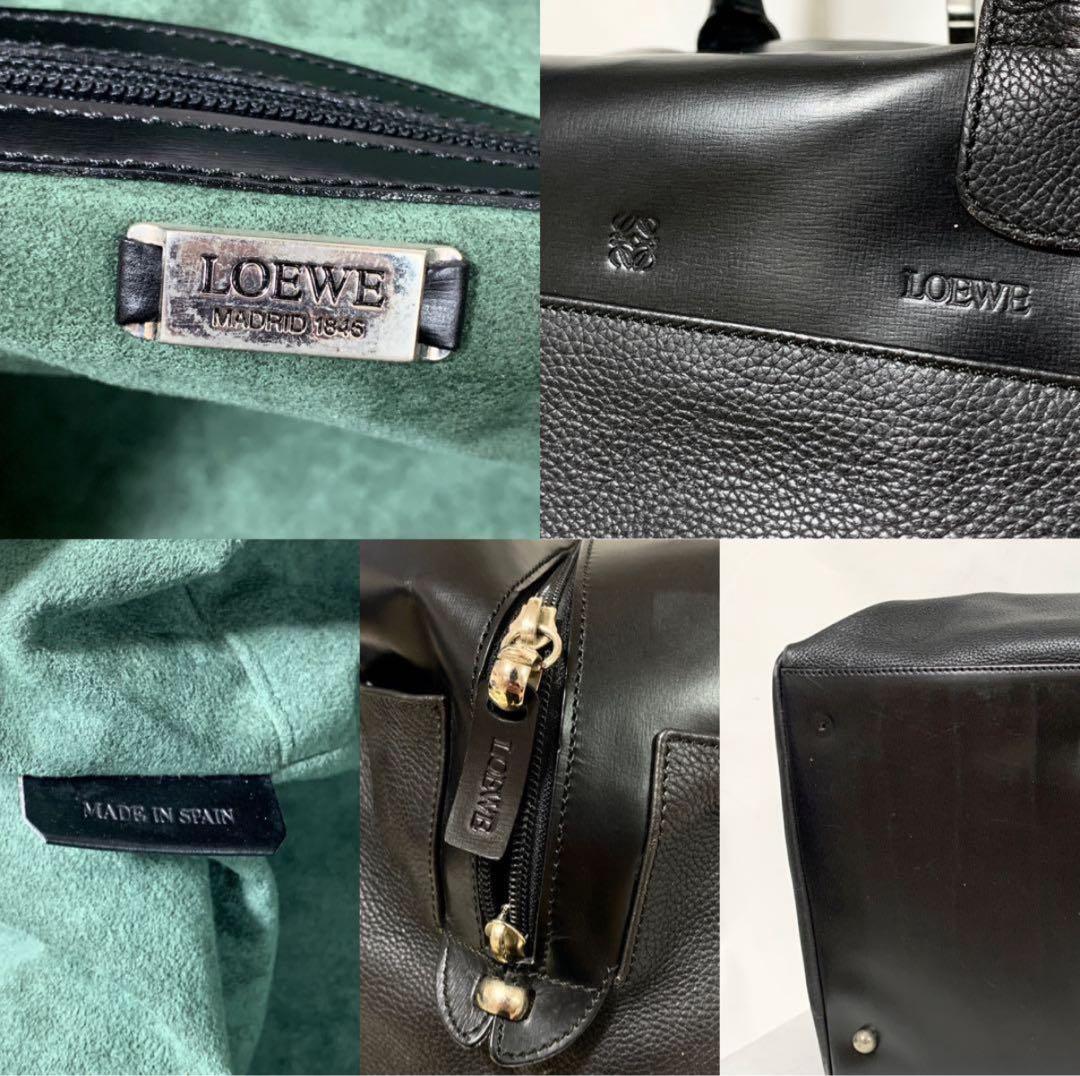 LOEWE ロエベ オールレザー ボストンバッグ