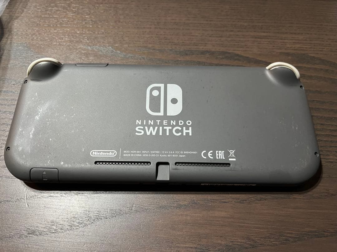 Nintendo Switch Lite グレー 本体　箱、充電器付