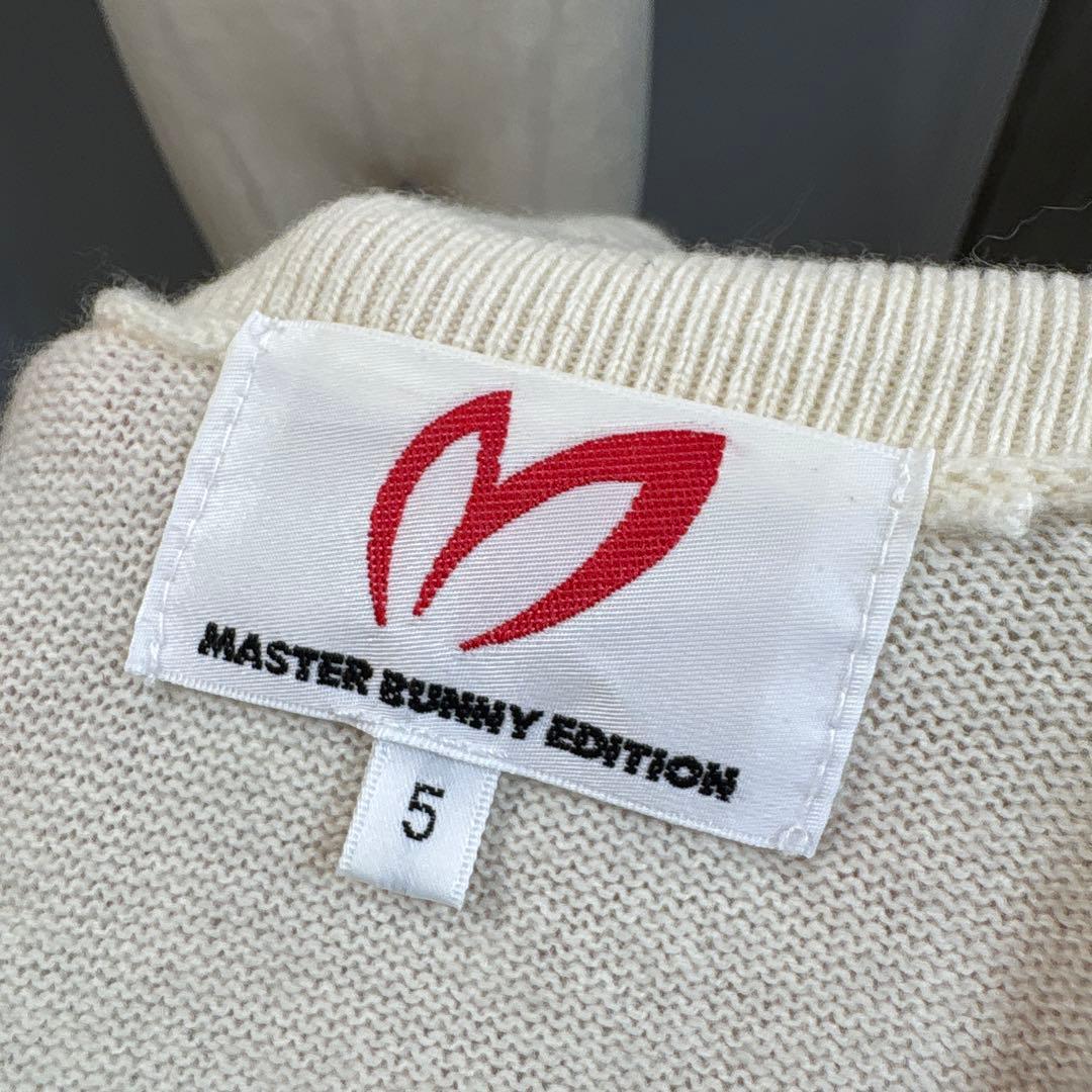 E 美品　masterbunny カシミヤ混　ニット　ゴルフウェア　ルコック