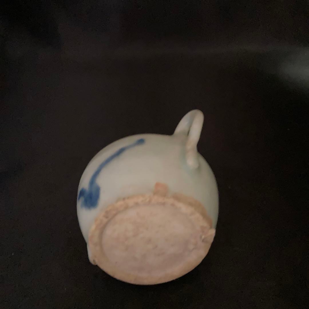 蒐集処分セール❗️【gallery三益】古染付鶴仙人紋水滴（明末時代）
