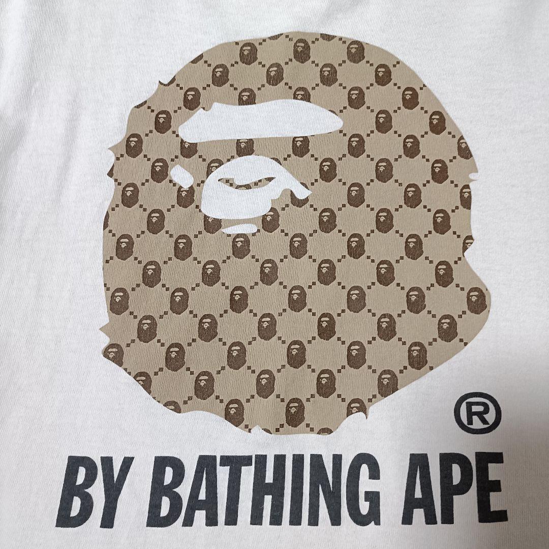 【希少】旧タグ a bathing ape Tシャツ モノグラム柄