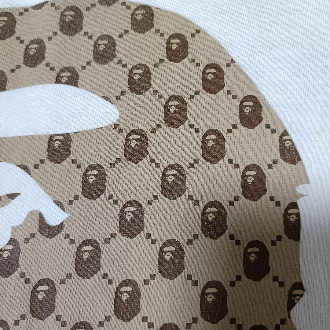 【希少】旧タグ a bathing ape Tシャツ モノグラム柄