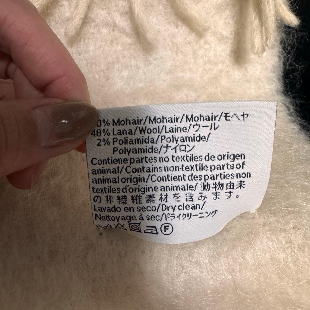 ロエベLOEWE アナグラム　モヘアウールストール