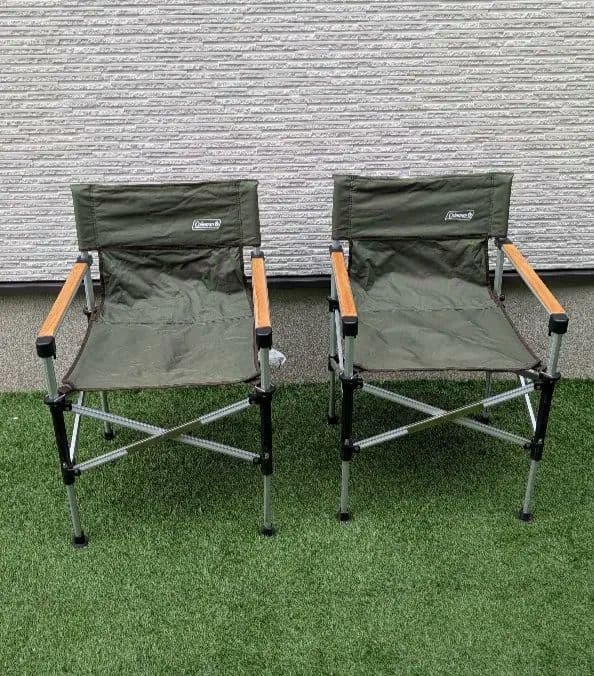廃番　Coleman　ツーウェイキャプテンチェア　2way 2脚セット　値下げ可