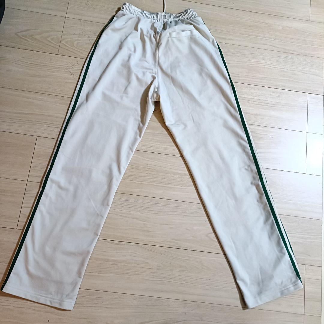 アディダス 白緑 ベッケンバウアー ジャージパンツ ジェンダーニュートラル2XS