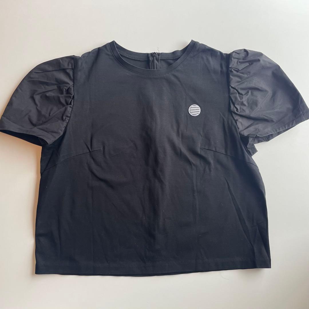BORDERS at BALCONY 半袖 Tシャツ ブラック 黒 38