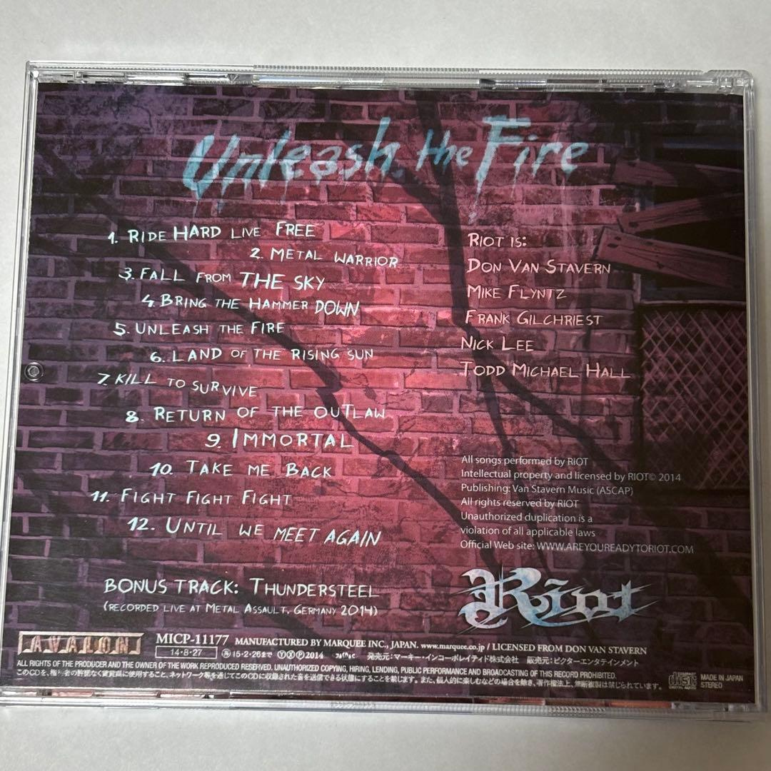 【ボクくん様用】RIOT（RIOT V） / Unleash The Fire