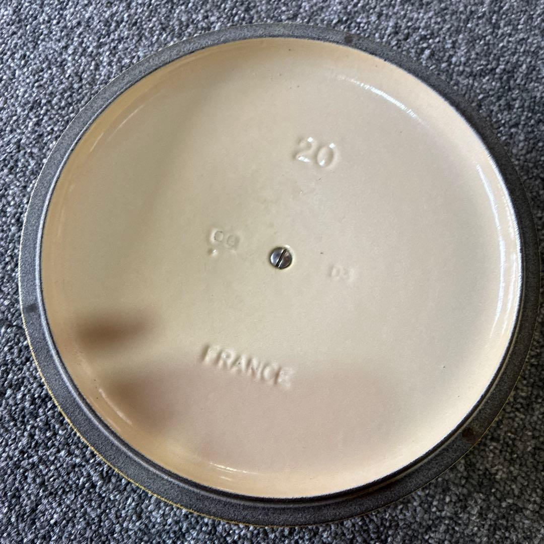 miffyLE CREUSET ココットロンド　イエロー 両手鍋 20