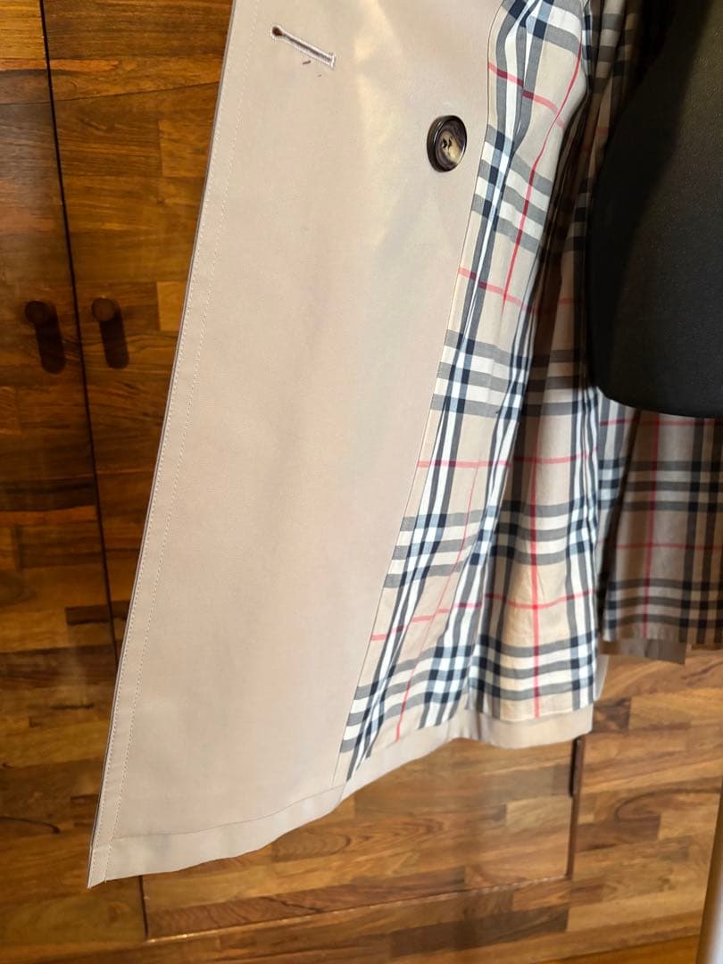 バーバリー トレンチコー BURBERRY 40 ベージュ アイボリー