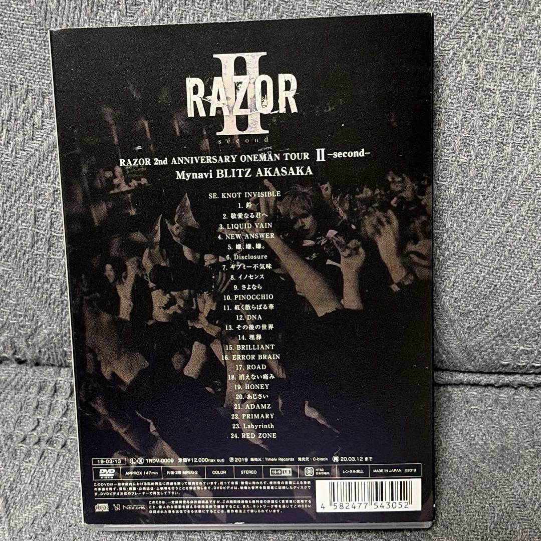 ミュージック RAZOR 2nd ANNIVERSARY LIVE DVD