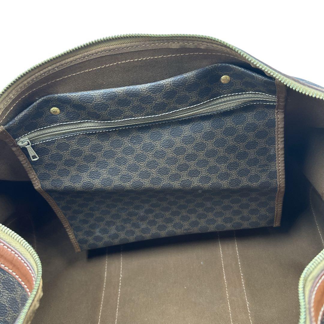 セール《美品》CELINE☆オールドセリーヌ☆ボストン マカダム トリオンフ 茶