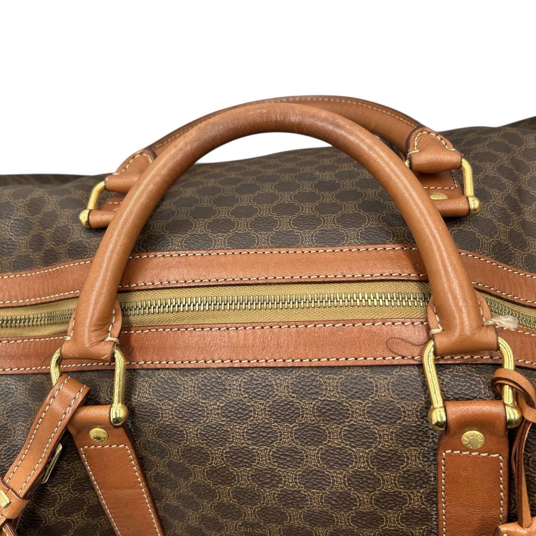 セール《美品》CELINE☆オールドセリーヌ☆ボストン マカダム トリオンフ 茶