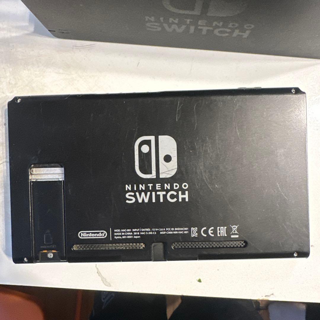 (ジャンク品)Nintendo Switch 本体 ブラック ドック付き