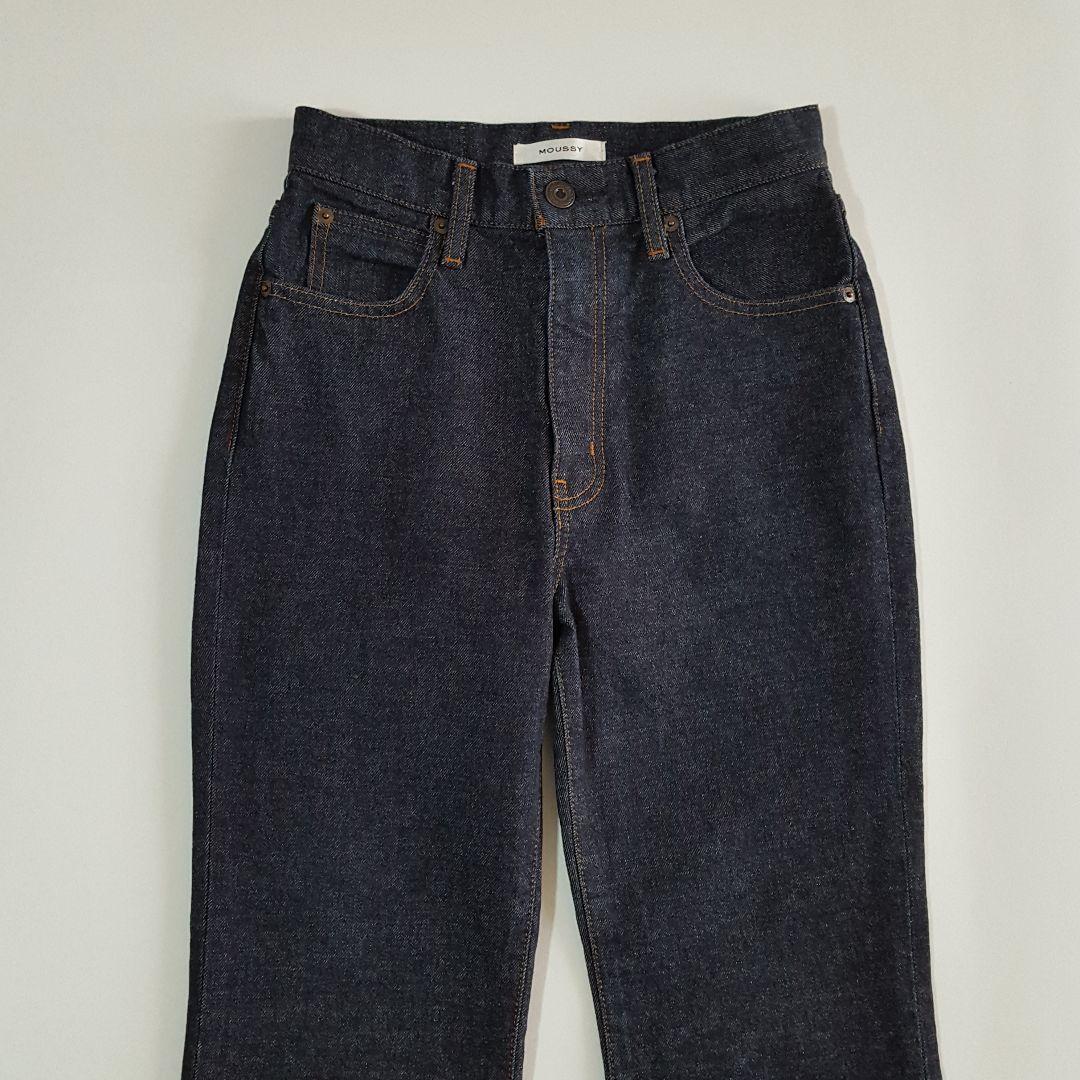 25年モデル MOUSSY MVS FLARE ワンウォッシュ デニム 26