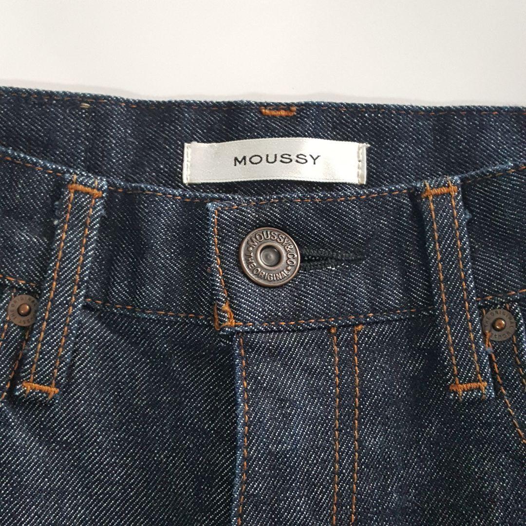 25年モデル MOUSSY MVS FLARE ワンウォッシュ デニム 26