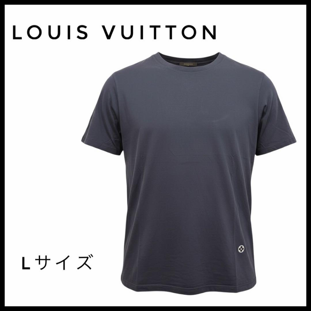 【至高の1枚】ルイヴィトン 背面シグネチャー ロゴ Tシャツ ブラック　L