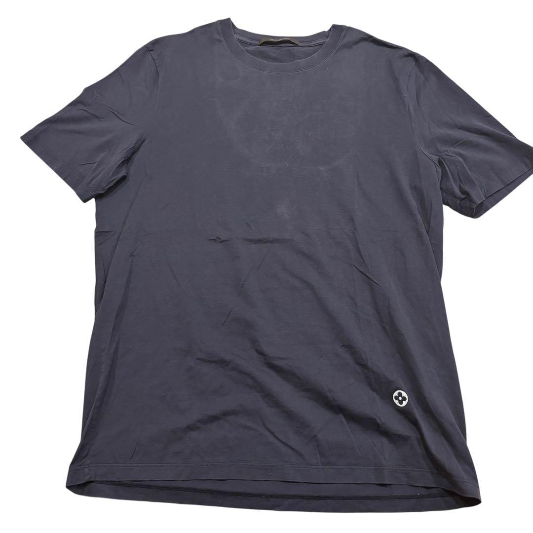 【至高の1枚】ルイヴィトン 背面シグネチャー ロゴ Tシャツ ブラック　L