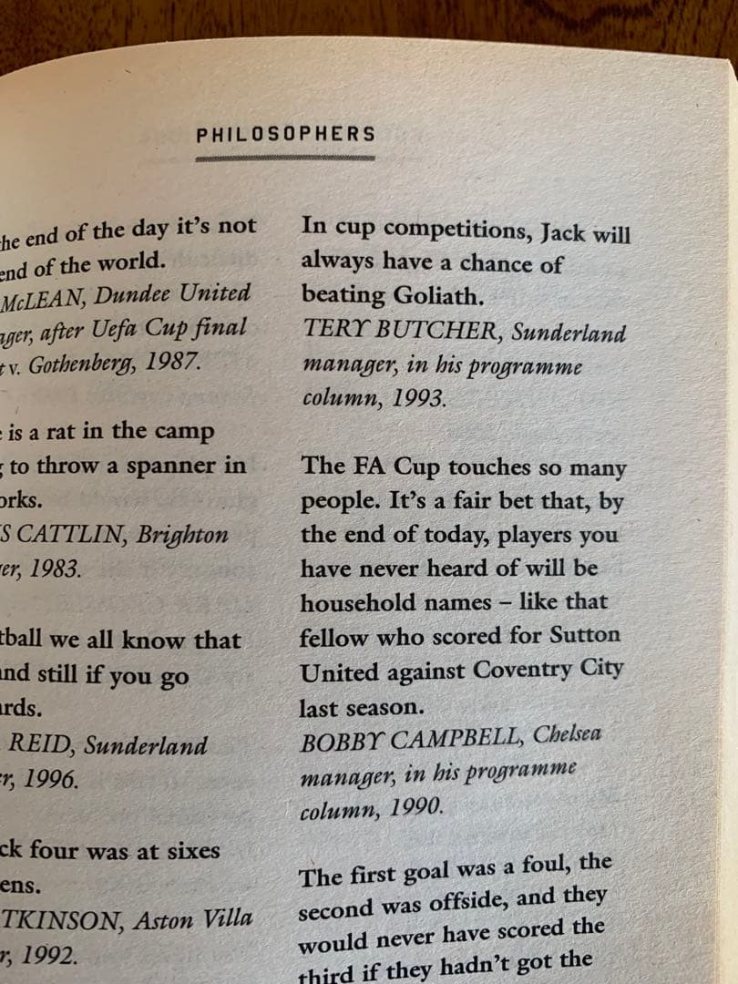 迷著！フットボール迷言集TheBook of FootballQuotation