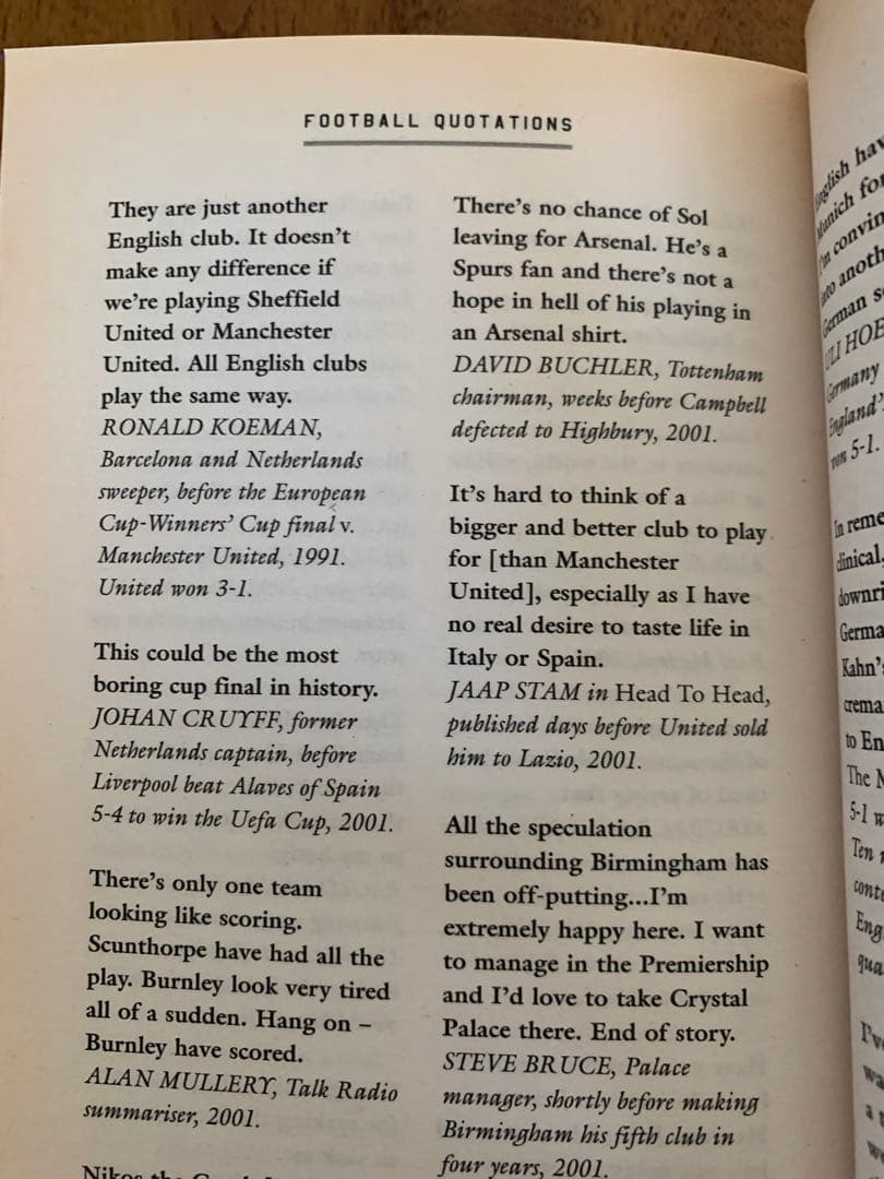 迷著！フットボール迷言集TheBook of FootballQuotation