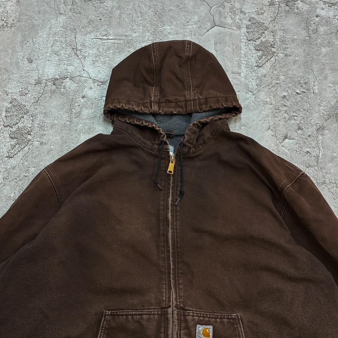 ゆ*様 00s　Carhartt　アクティブジャケット　ダック　2XL　ブラウン