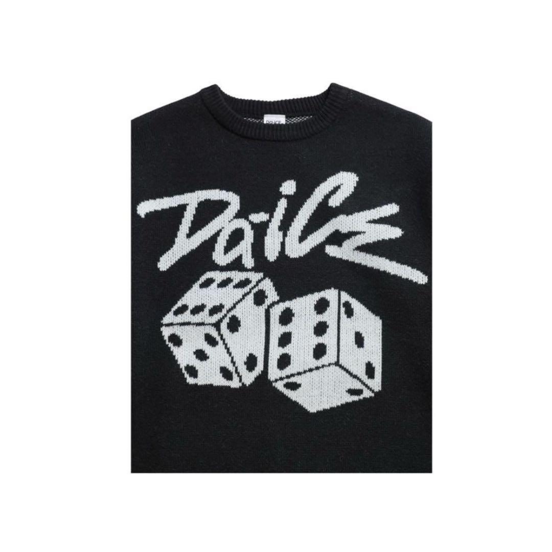 ミュージシャン Da-iCE Jacquard Crew Knit(black)