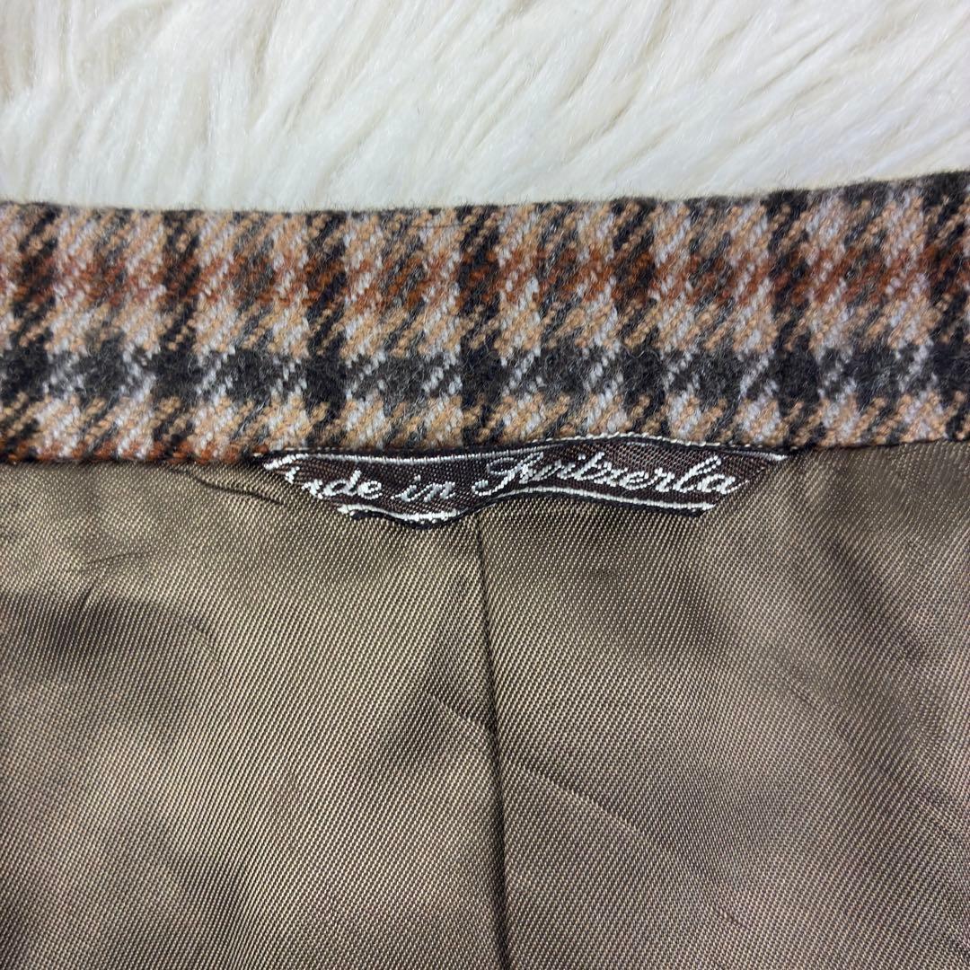 美品　エルメネジルドゼニア　カシミヤ　ツイード　ガンクラブ　テーラード　2XL