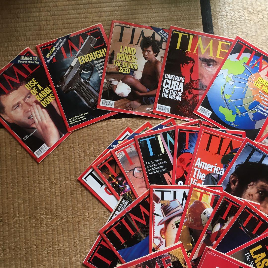 1039  TIME 1988/8-1994/12 週刊誌 計24冊