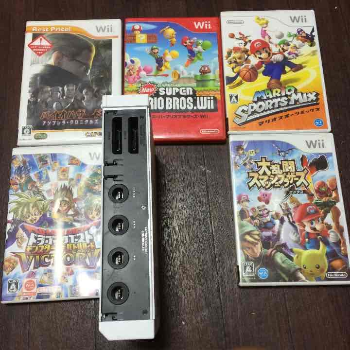 ゲームはできるけど見た目悪いwiiとそのソフト達
