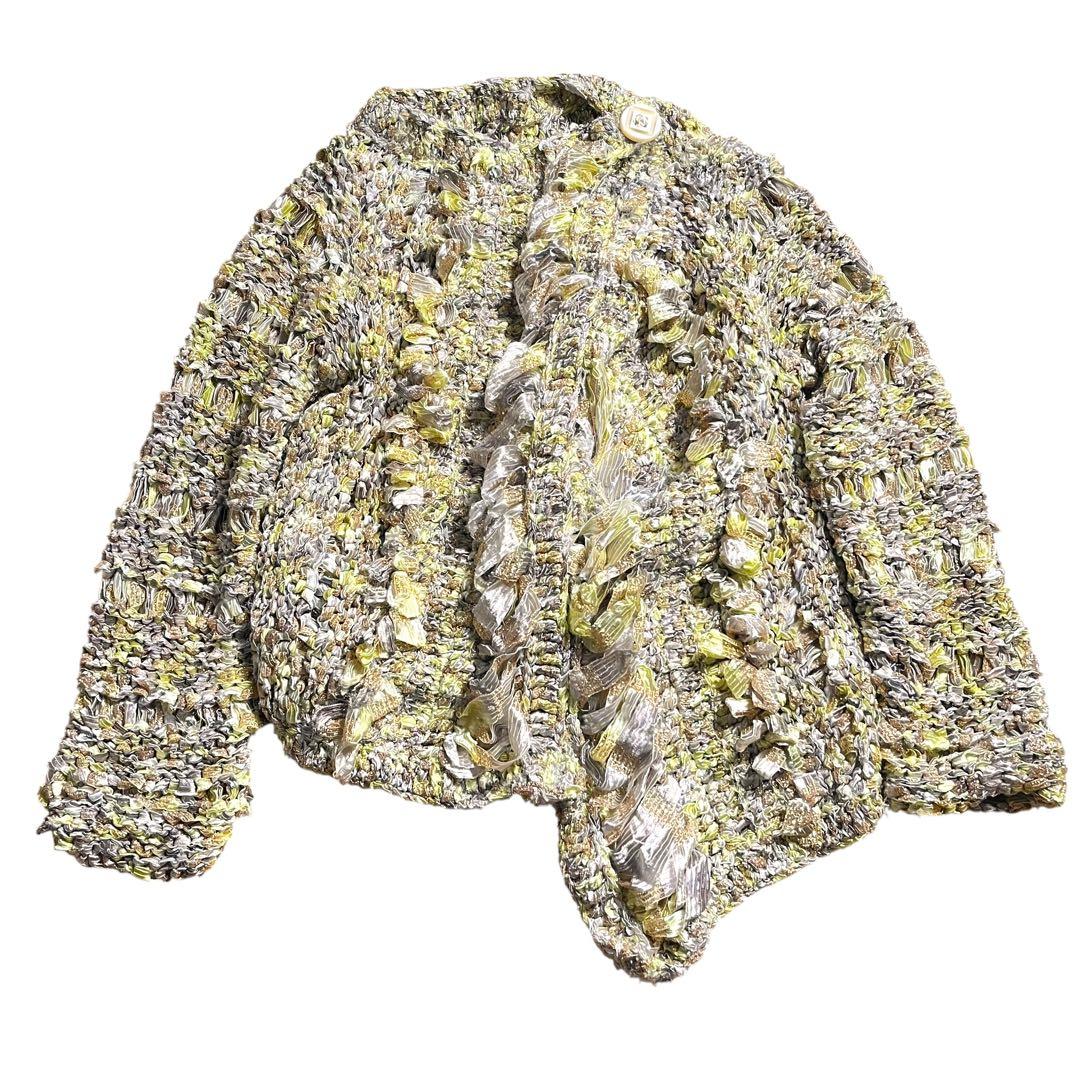 issey miyake HaaT 異素材　ツイード　ニット　変形　ジャケット