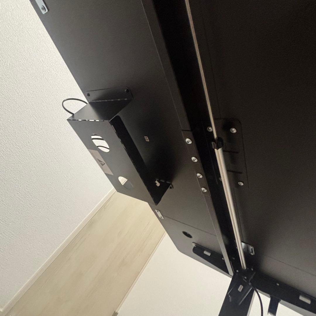 電動昇降デスク幅160cm奥行80cm高さ72cm-118cm1ヶ月使用美品訳有
