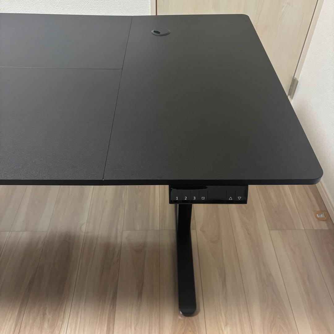 電動昇降デスク幅160cm奥行80cm高さ72cm-118cm1ヶ月使用美品訳有
