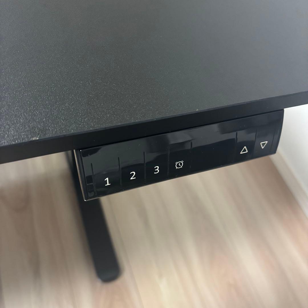 電動昇降デスク幅160cm奥行80cm高さ72cm-118cm1ヶ月使用美品訳有