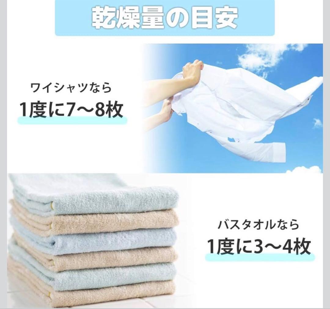 ホワイト 電気式衣類乾燥機 free shipping