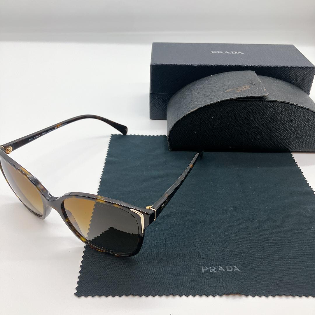 PRADA SPR01O 55□17 2AU-6E1 べっ甲調 サングラス
