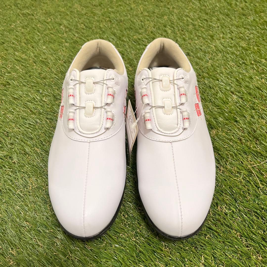 【新品未使用】FootJoy ゴルフシューズ 女性用 ホワイト　BOAシステム