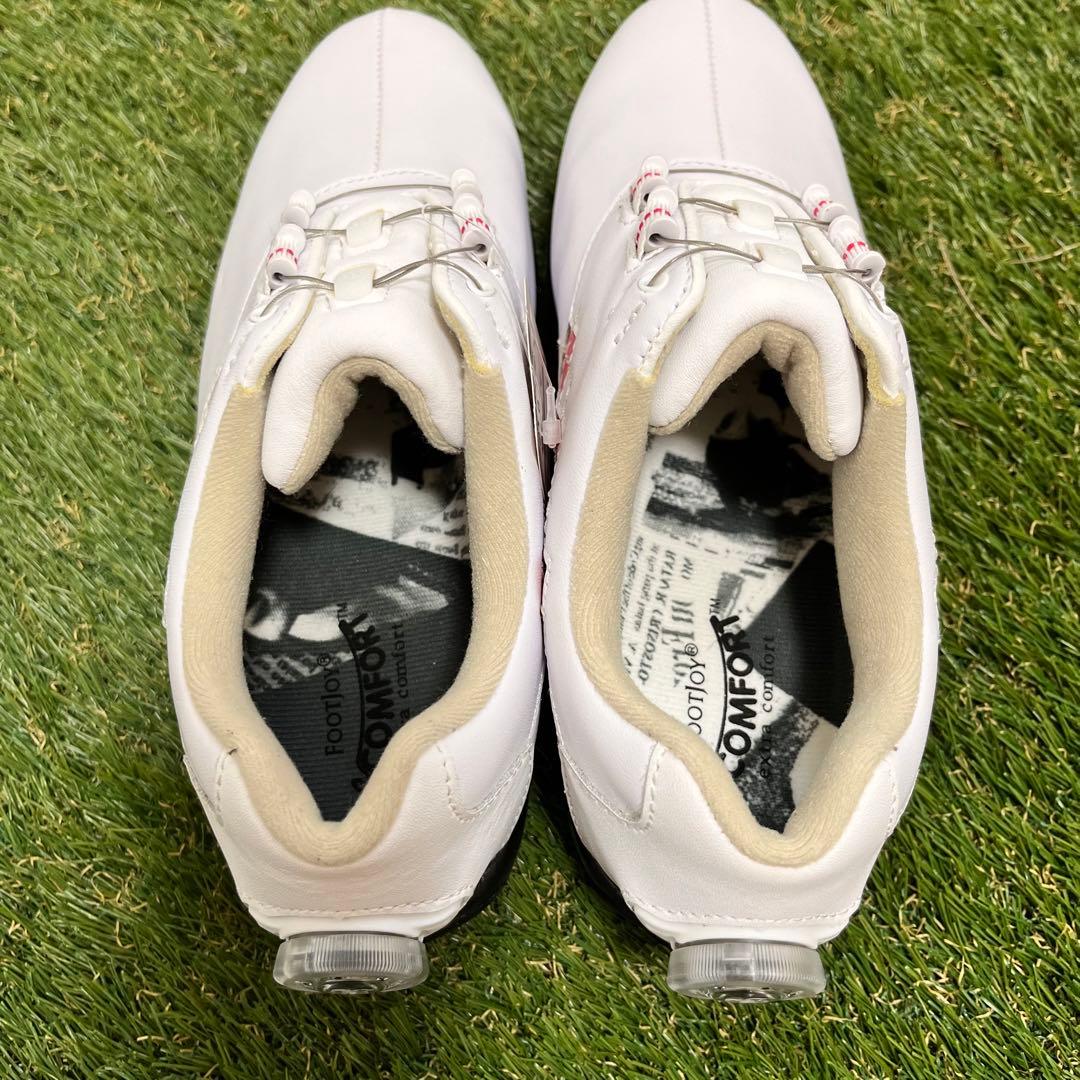 【新品未使用】FootJoy ゴルフシューズ 女性用 ホワイト　BOAシステム