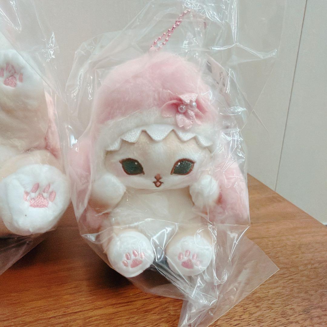モフサンド　ぽてぽてさめにゃん　さくらピンク　サメ　マスコット　ぬいぐるみ　桜