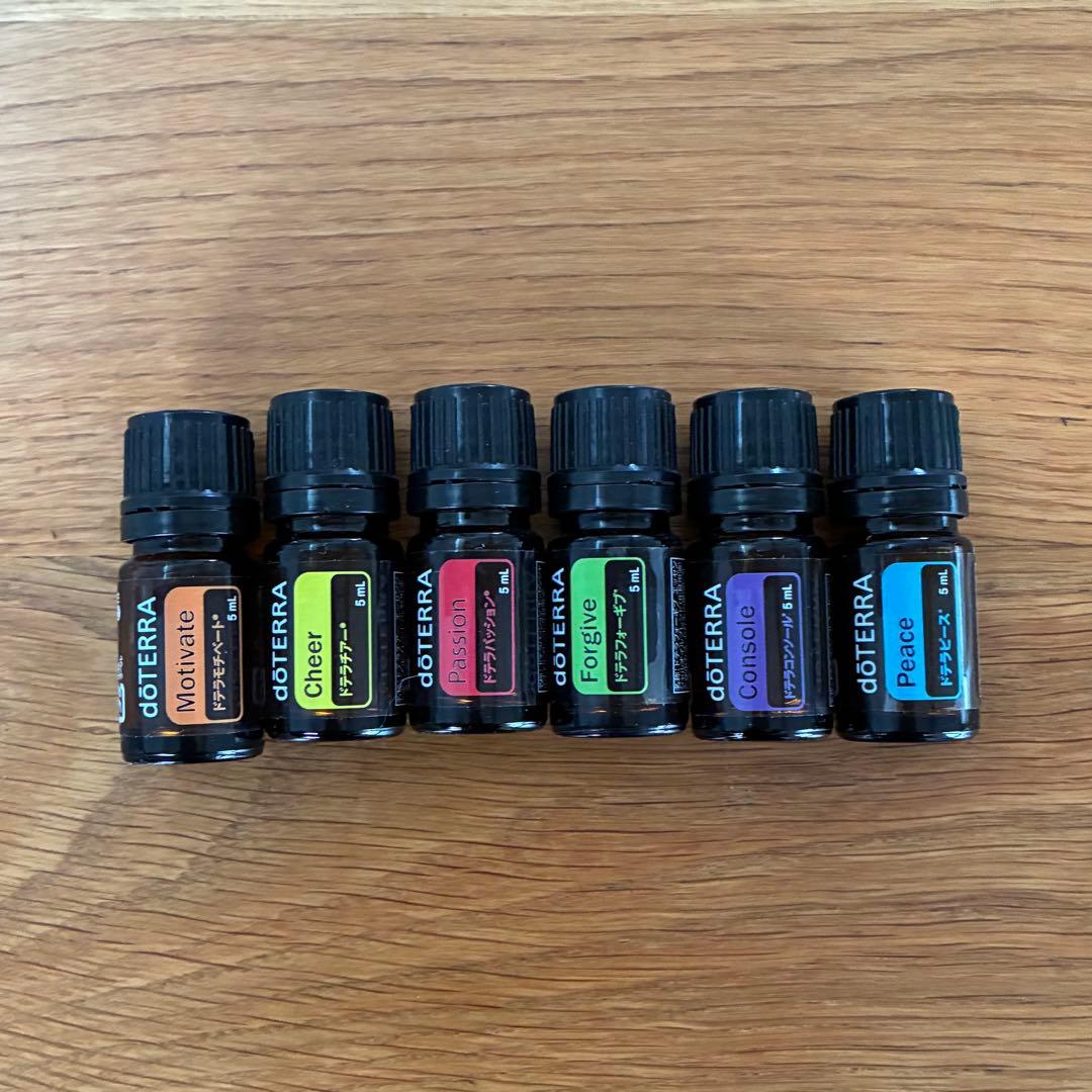 【新品未使用】doTERRA エッセンシャルオイル 感情ケア6本セット
