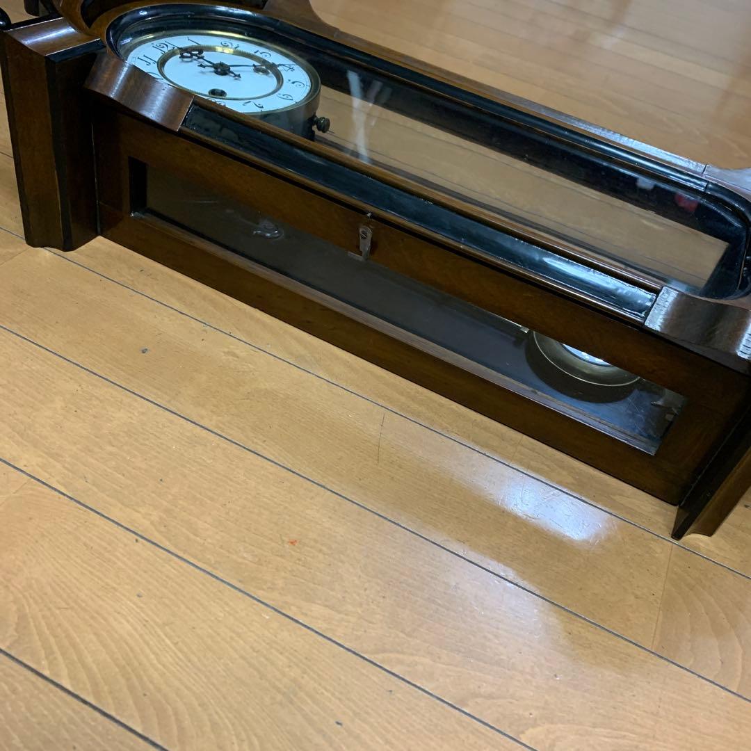 精工舎　振り子時計　クラシック木製掛時計 約76cm