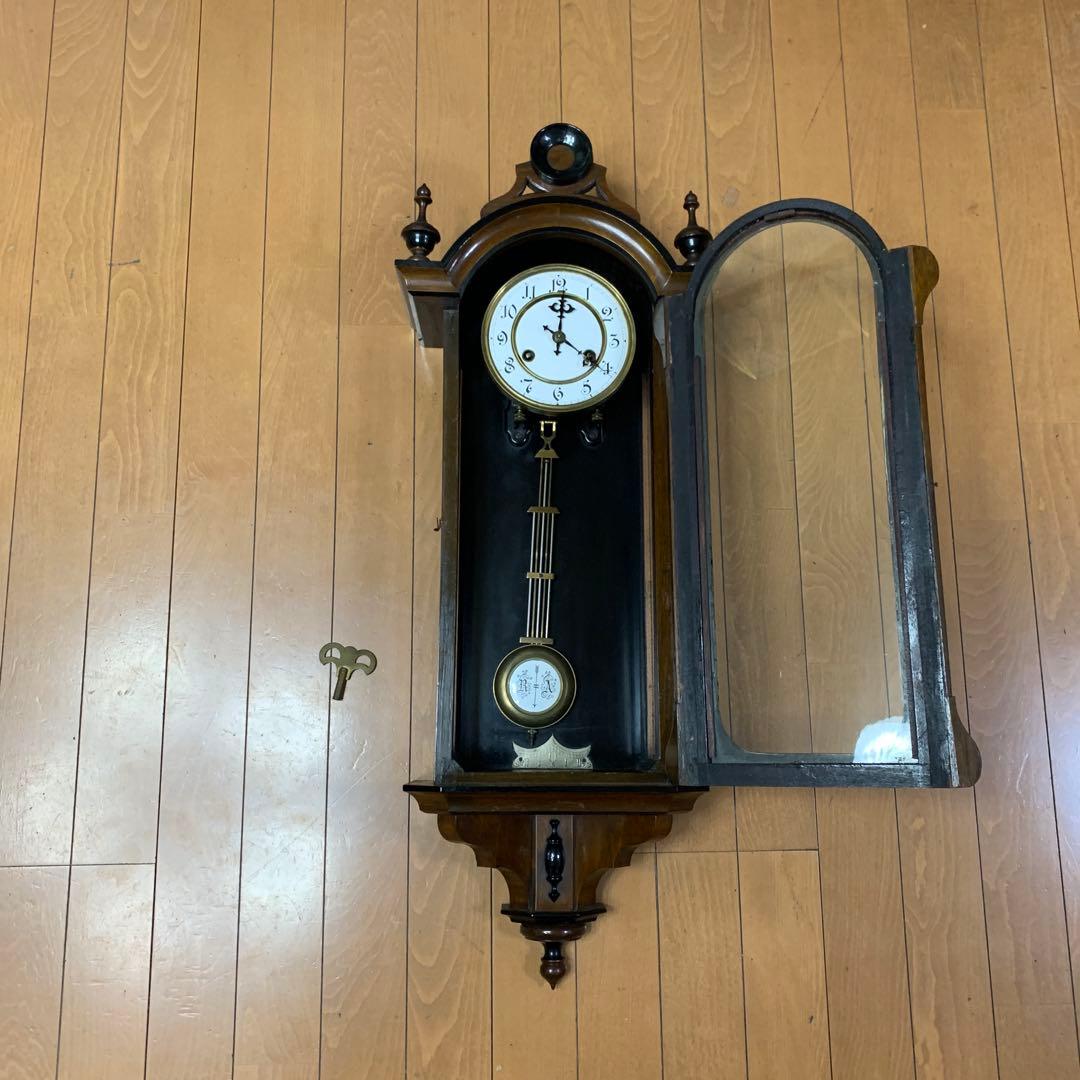 精工舎　振り子時計　クラシック木製掛時計 約76cm