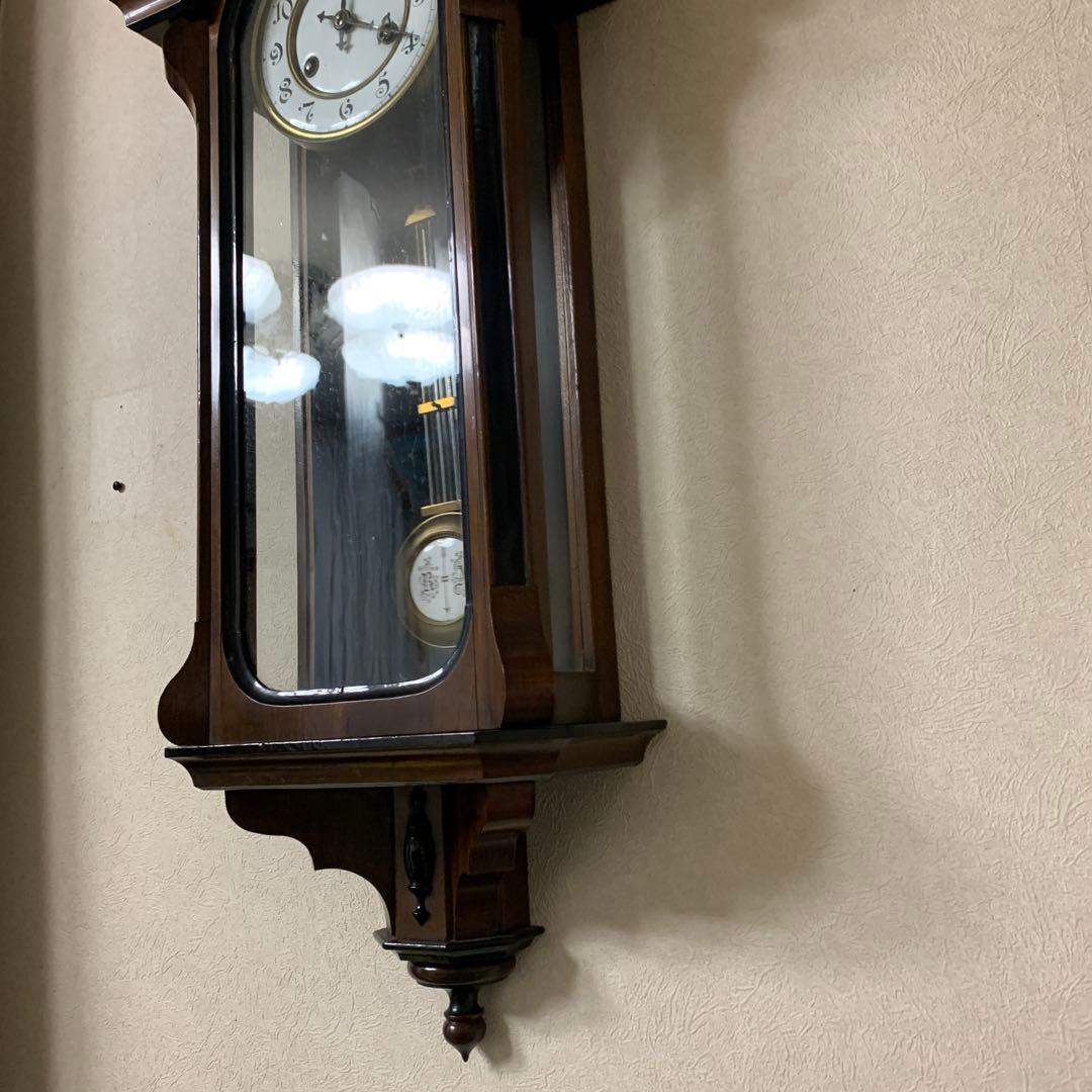 精工舎　振り子時計　クラシック木製掛時計 約76cm