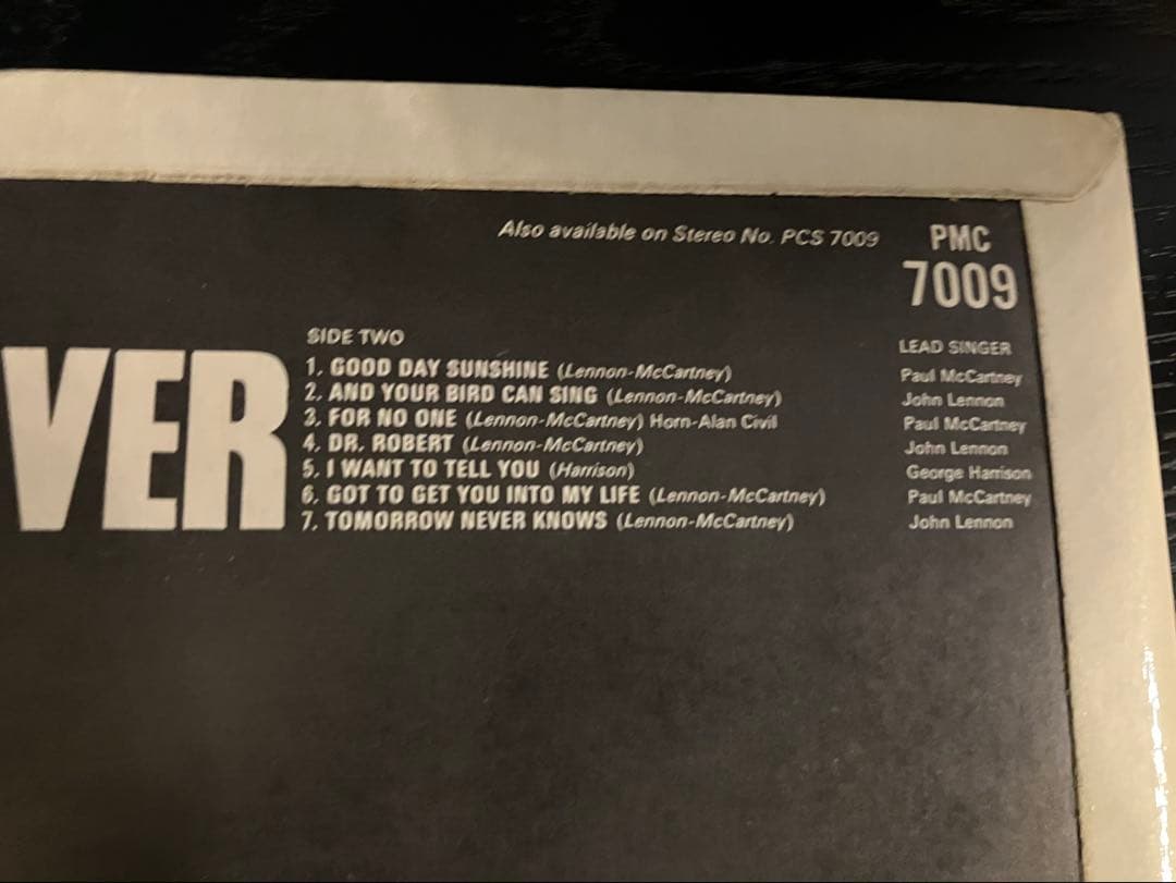 【美品】BEATLES REVOLVER レコード MONO ビートルズ　初期盤