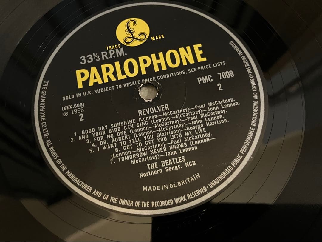 【美品】BEATLES REVOLVER レコード MONO ビートルズ　初期盤
