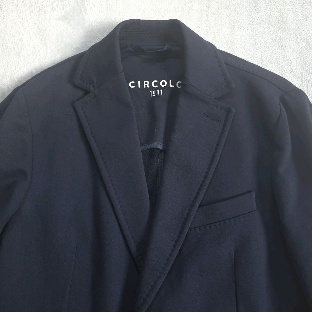 CIRCOLO1901 22SS カシミヤタッチ ネイビー 48 ジャケット
