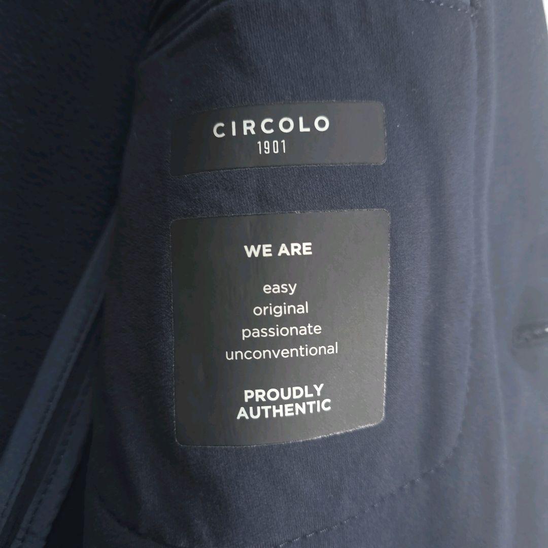 CIRCOLO1901 22SS カシミヤタッチ ネイビー 48 ジャケット